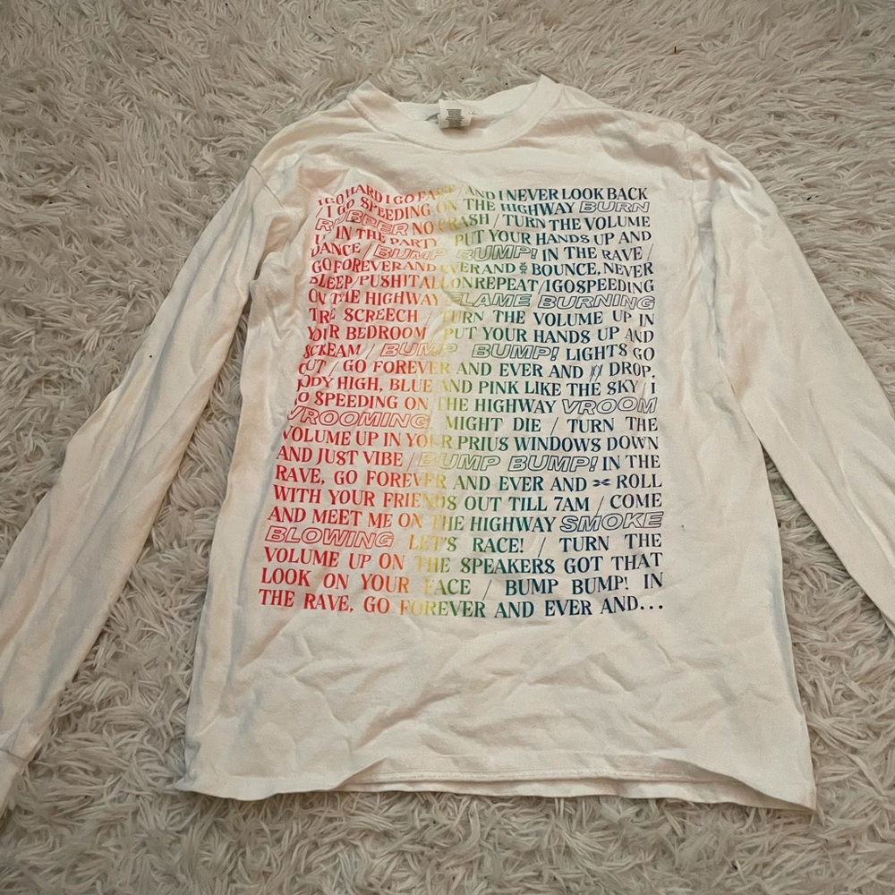 Charli XCX concert shirt